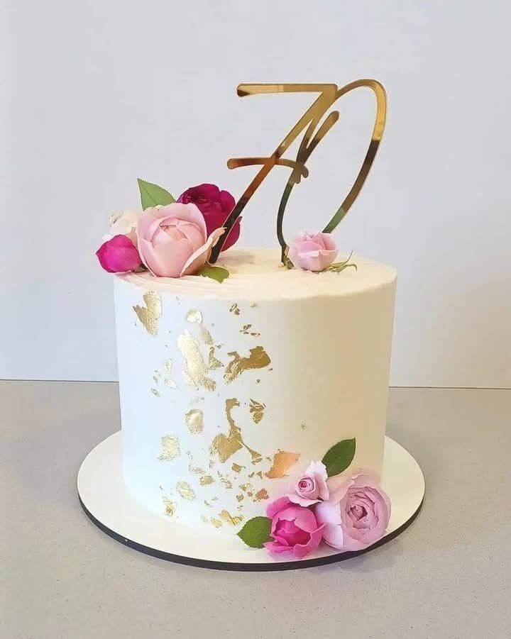Golden Age Floral Cake/Nc-S002