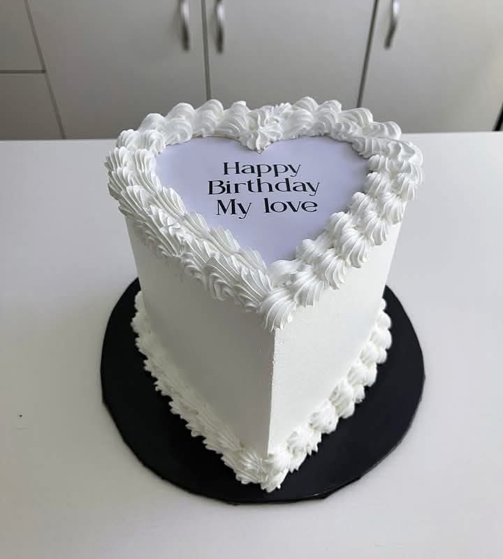 Love Bloom Heart Cake/Nc-P011