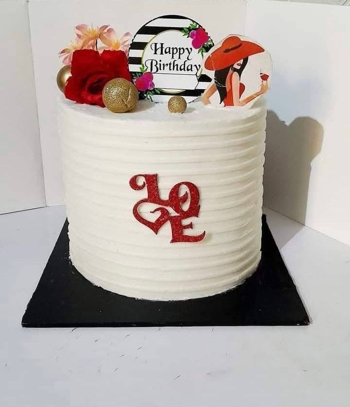 Love Luxe single layer cake/Nc-B020